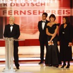 Die Stifter Markus Schächter (ZDF), Guido Bolten (Sat.1), Anke Schäferkordt (RTL), Monika Piel (ARD)