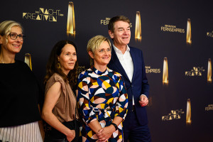 Karin Kuhn und Leona Frommelt, Ellen Ehni und Jörg Schönenborn